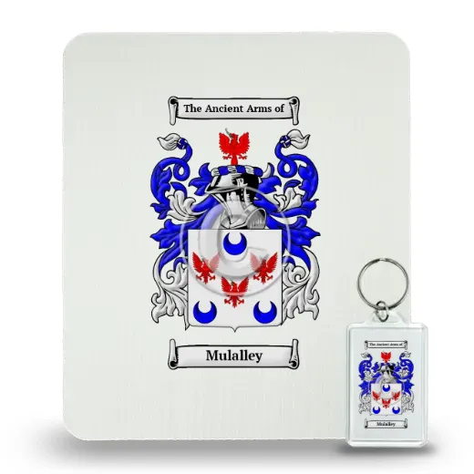 Mulalley Mouse Pad and Keychain Combo Package