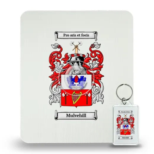 Mulvehill Mouse Pad and Keychain Combo Package