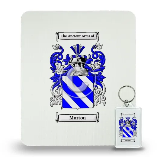Murton Mouse Pad and Keychain Combo Package