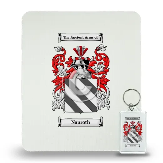 Nauroth Mouse Pad and Keychain Combo Package