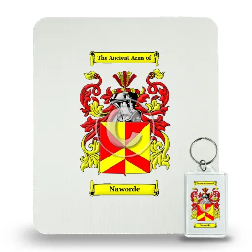 Naworde Mouse Pad and Keychain Combo Package
