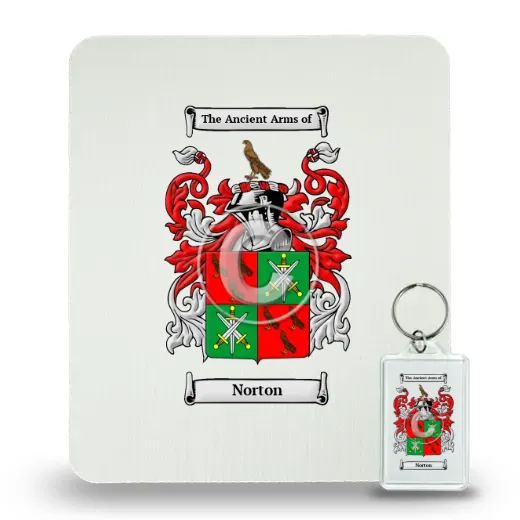 Norton Mouse Pad and Keychain Combo Package