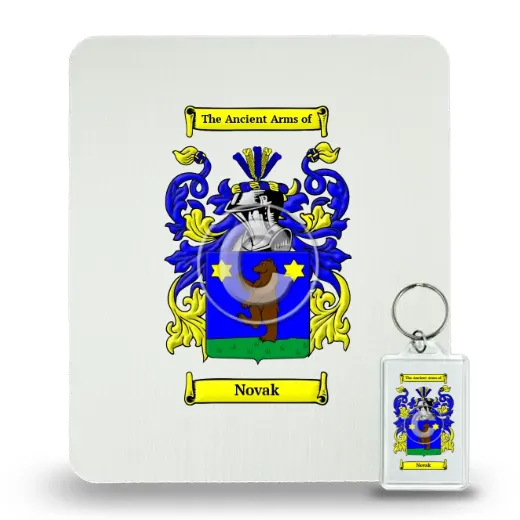 Novak Mouse Pad and Keychain Combo Package