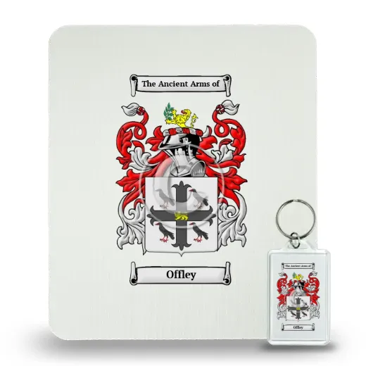 Offley Mouse Pad and Keychain Combo Package