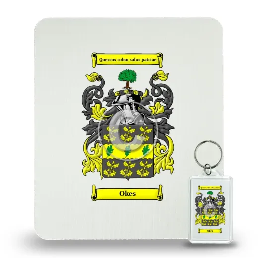 Okes Mouse Pad and Keychain Combo Package