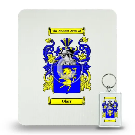Olarr Mouse Pad and Keychain Combo Package