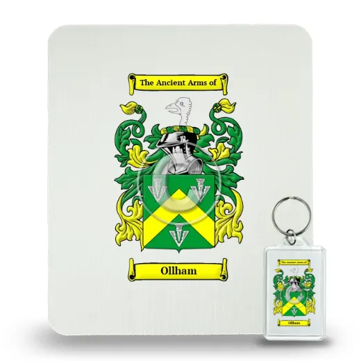 Ollham Mouse Pad and Keychain Combo Package