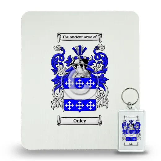 Onley Mouse Pad and Keychain Combo Package