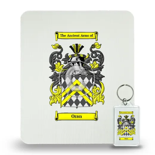 Oran Mouse Pad and Keychain Combo Package