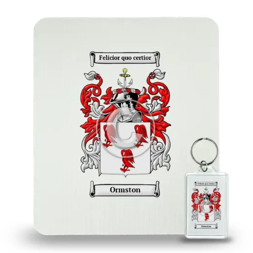 Ormston Mouse Pad and Keychain Combo Package