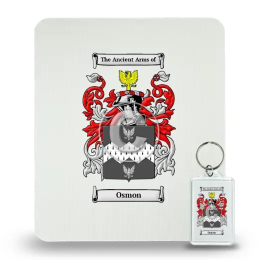 Osmon Mouse Pad and Keychain Combo Package