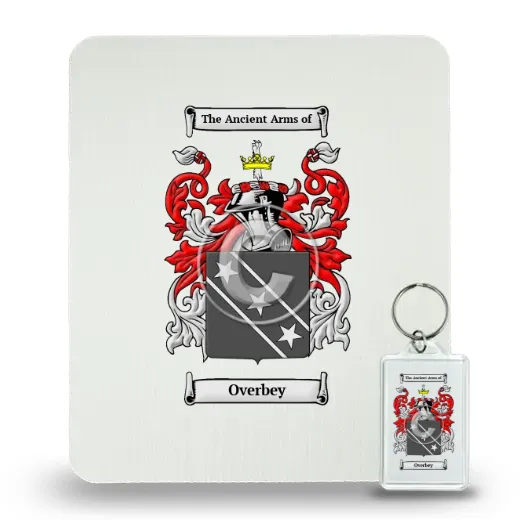 Overbey Mouse Pad and Keychain Combo Package