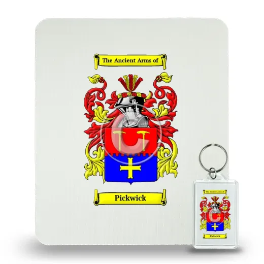 Pickwick Mouse Pad and Keychain Combo Package