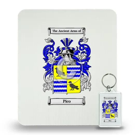 Pico Mouse Pad and Keychain Combo Package