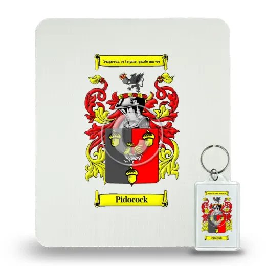 Pidocock Mouse Pad and Keychain Combo Package