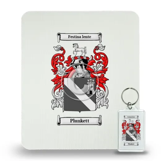 Plunkett Mouse Pad and Keychain Combo Package