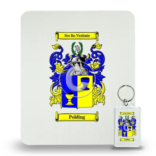 Polding Mouse Pad and Keychain Combo Package