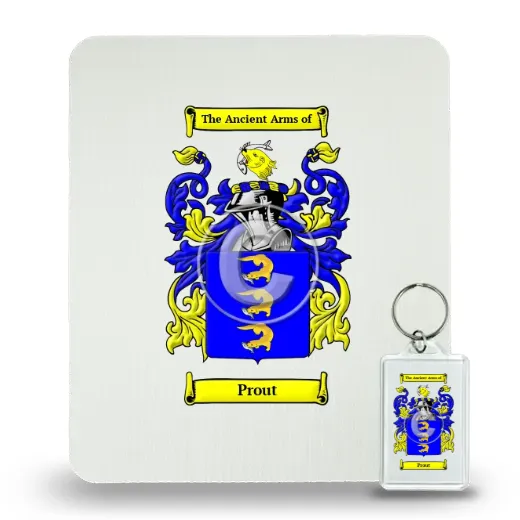 Prout Mouse Pad and Keychain Combo Package