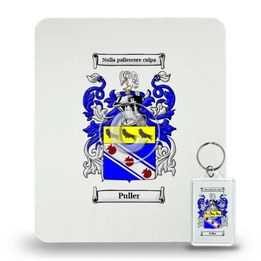 Puller Mouse Pad and Keychain Combo Package