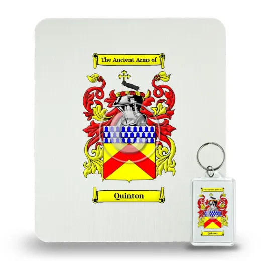 Quinton Mouse Pad and Keychain Combo Package