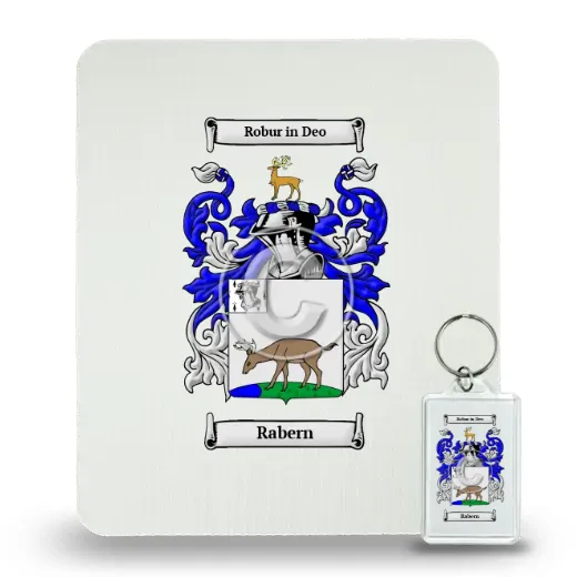 Rabern Mouse Pad and Keychain Combo Package