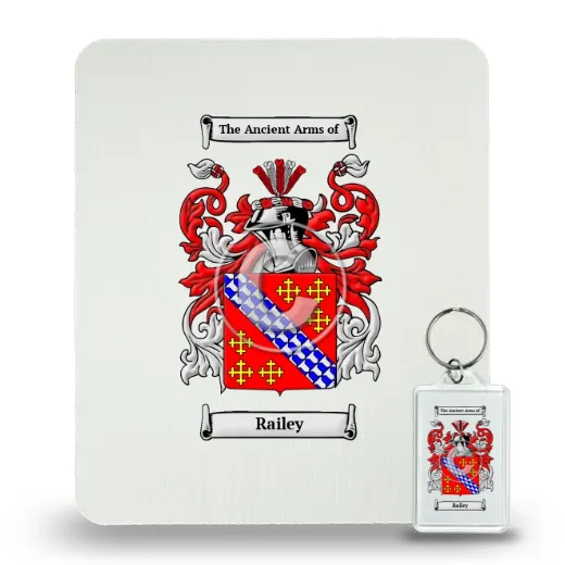 Railey Mouse Pad and Keychain Combo Package