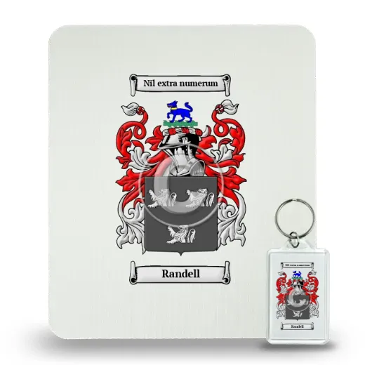 Randell Mouse Pad and Keychain Combo Package