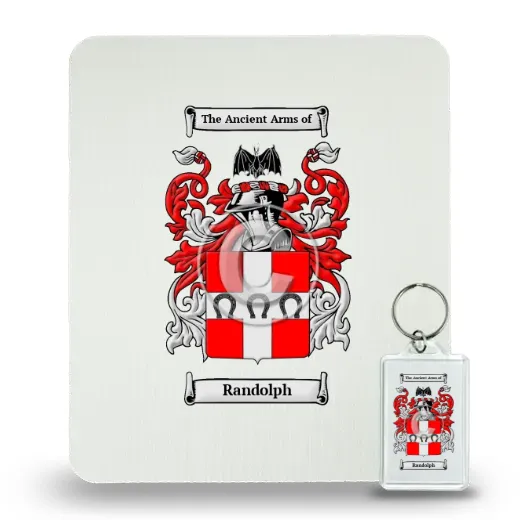 Randolph Mouse Pad and Keychain Combo Package