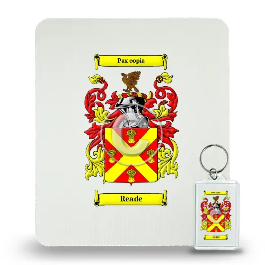 Reade Mouse Pad and Keychain Combo Package