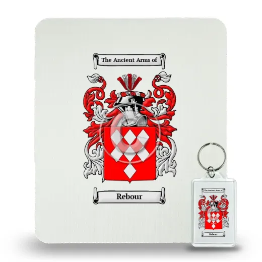 Rebour Mouse Pad and Keychain Combo Package