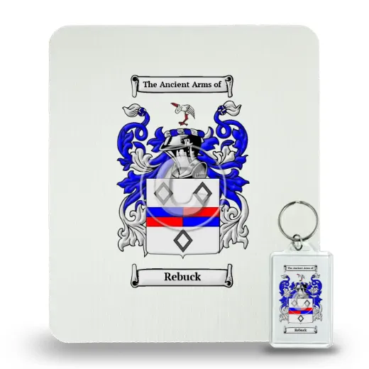 Rebuck Mouse Pad and Keychain Combo Package