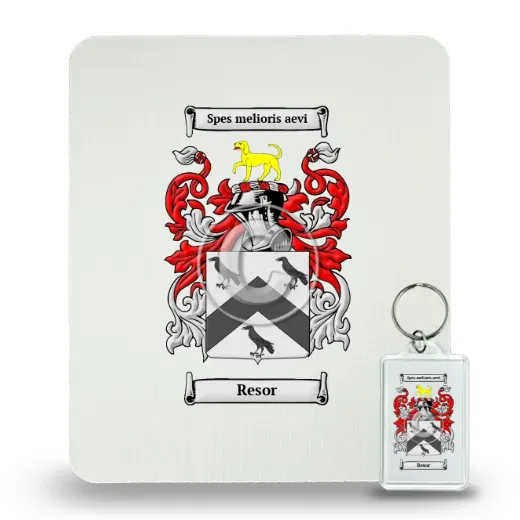 Resor Mouse Pad and Keychain Combo Package