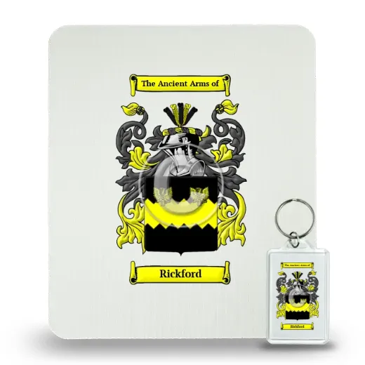 Rickford Mouse Pad and Keychain Combo Package