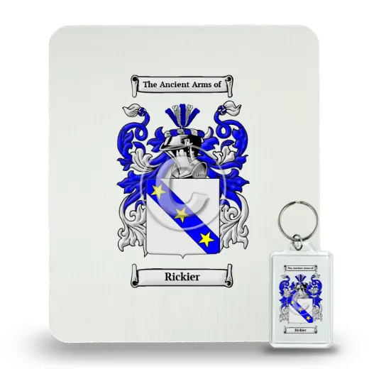 Rickier Mouse Pad and Keychain Combo Package