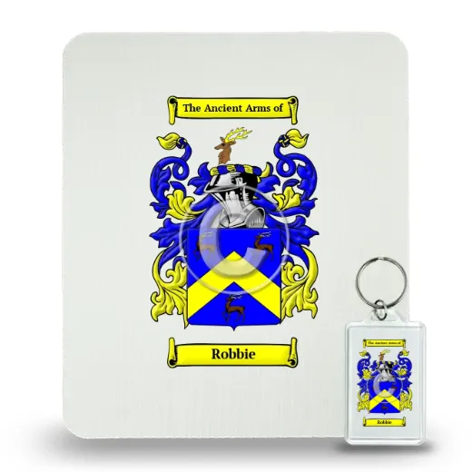 Robbie Mouse Pad and Keychain Combo Package