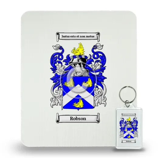 Robson Mouse Pad and Keychain Combo Package