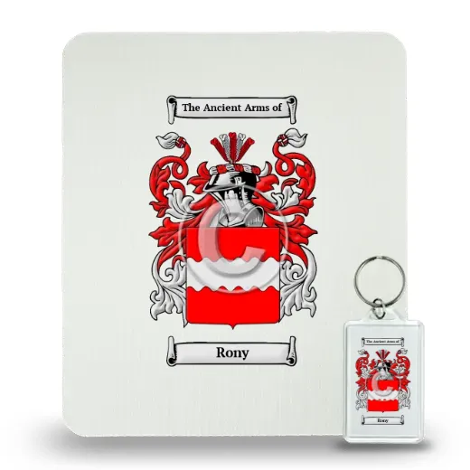 Rony Mouse Pad and Keychain Combo Package
