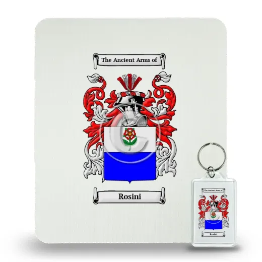Rosini Mouse Pad and Keychain Combo Package