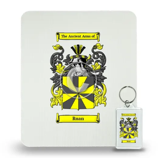 Ruan Mouse Pad and Keychain Combo Package