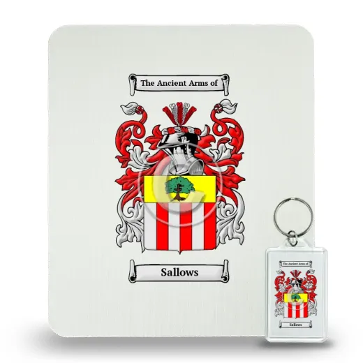 Sallows Mouse Pad and Keychain Combo Package