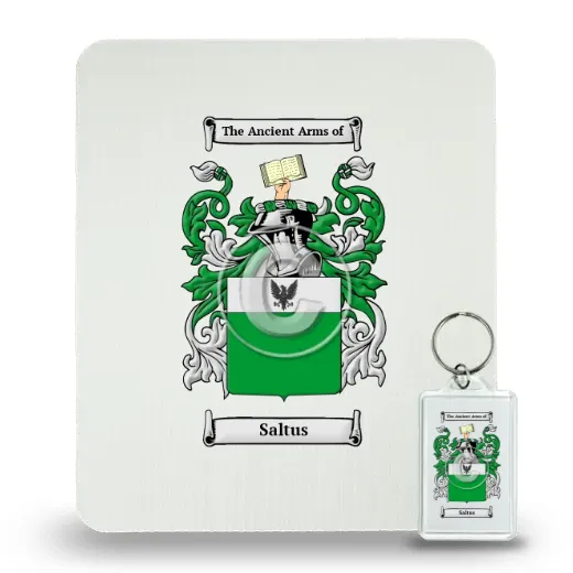 Saltus Mouse Pad and Keychain Combo Package