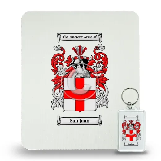 San juan Mouse Pad and Keychain Combo Package