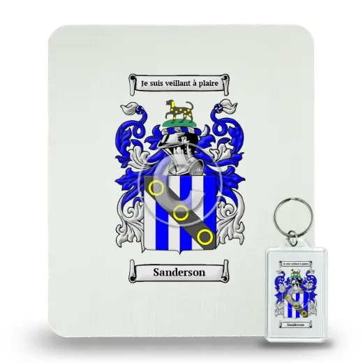 Sanderson Mouse Pad and Keychain Combo Package