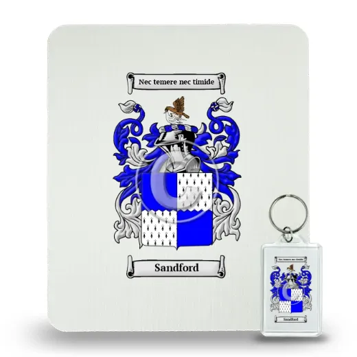 Sandford Mouse Pad and Keychain Combo Package