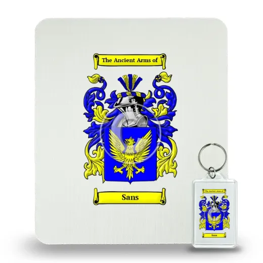 Sans Mouse Pad and Keychain Combo Package