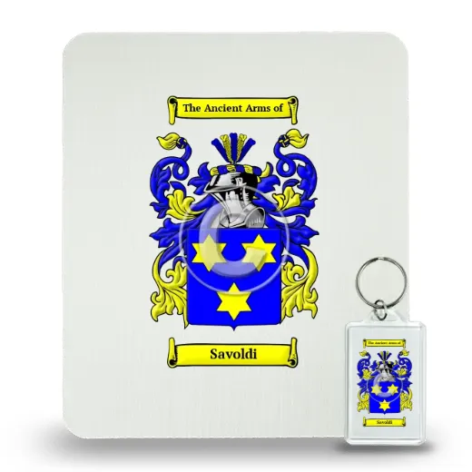 Savoldi Mouse Pad and Keychain Combo Package