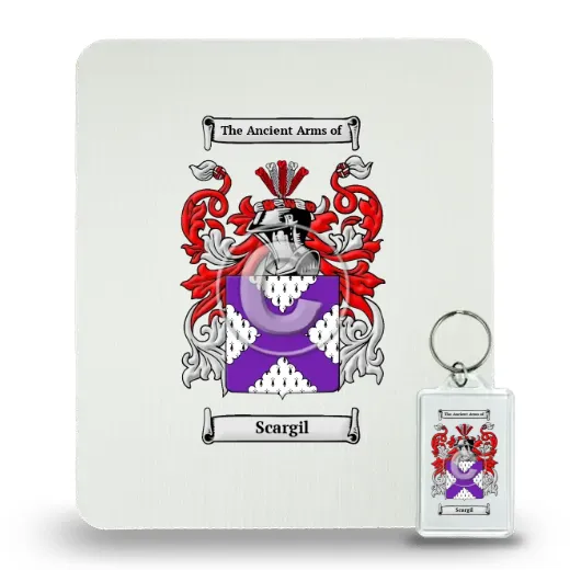 Scargil Mouse Pad and Keychain Combo Package