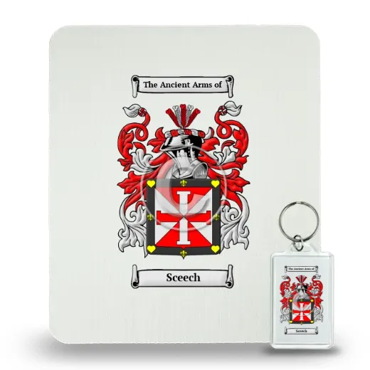 Sceech Mouse Pad and Keychain Combo Package