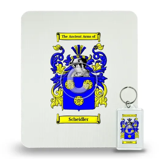 Scheidler Mouse Pad and Keychain Combo Package