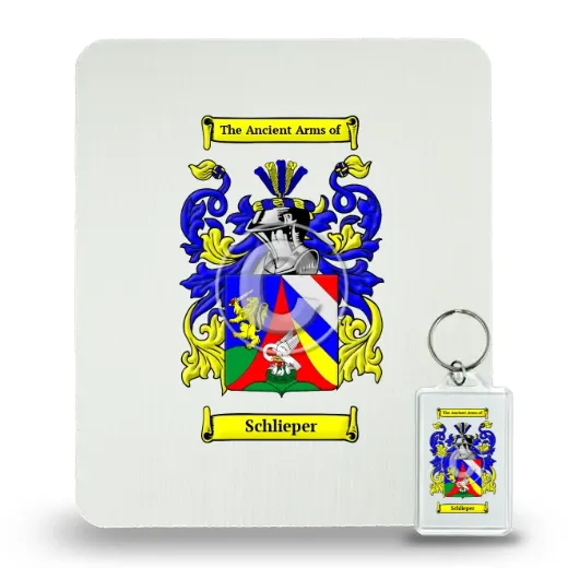 Schlieper Mouse Pad and Keychain Combo Package